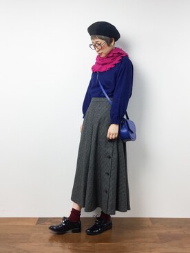 ひいこさん（レディース・154cm）の秋コーディネート