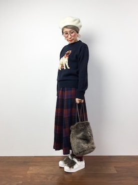 ひいこさん（レディース・154cm）の秋コーディネート