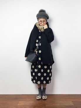 ひいこさん（レディース・154cm）の冬コーディネート