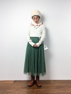 ひいこさん（レディース・154cm）の冬コーディネート