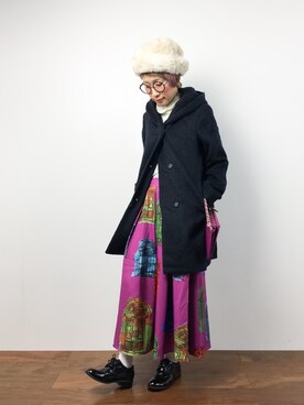 ひいこさん（レディース・154cm）の冬コーディネート