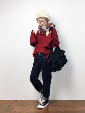 ひいこさん(レディース・154cm)の冬コーディネート