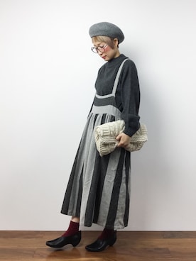 ひいこさん（レディース・154cm）の冬コーディネート