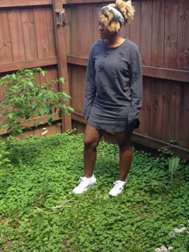 Amanda Lynetteさん（レディース・155cm）の夏コーディネート