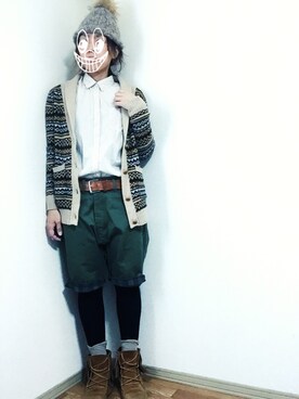 「FITH（フィス）のアイテム（帽子）」を使った、☻オリコサン☻さん（レディース・155cm）の秋コーディネート