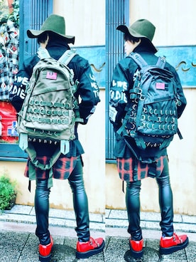 elephant TRIBAL fabrics リュックサック