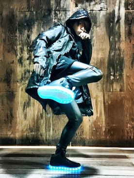 「ISAMU KATAYAMA BACKLASH（イサムカタヤマバックラッシュ）のアイテム（ジャケット/アウター）」を使った、AZMAXXXさん（メンズ・172cm）の冬コーディネート