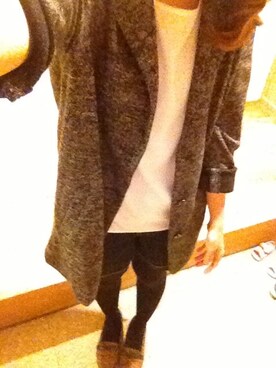 「ローリーズファームのアイテム（デニムパンツ、ブルー系）」を使った、garlandさん（レディース・162cm）の秋コーディネート