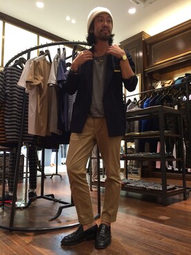 おおかわともひろさん（メンズ・169cm）の夏コーディネート