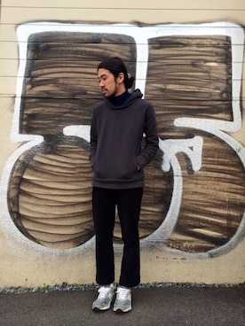 おおかわともひろさん（メンズ・169cm）の冬コーディネート