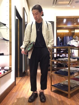 「kempel」｜おおかわともひろさん（メンズ・169cm）の夏コーディネート