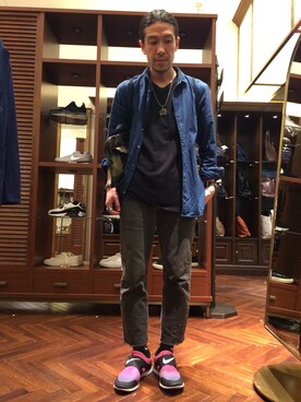 おおかわともひろさん（メンズ・169cm）の夏コーディネート