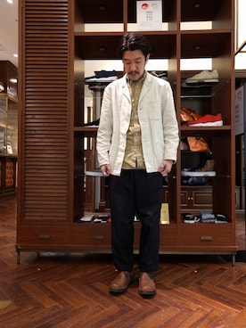 「kempel」｜おおかわともひろさん（メンズ・169cm）の冬コーディネート