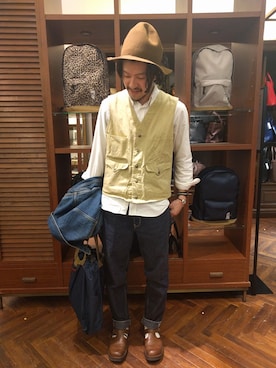 おおかわともひろさん（メンズ・169cm）の春コーディネート