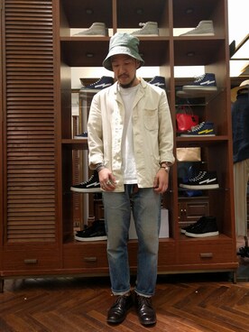 「kempel」｜おおかわともひろさん（メンズ・169cm）の春コーディネート