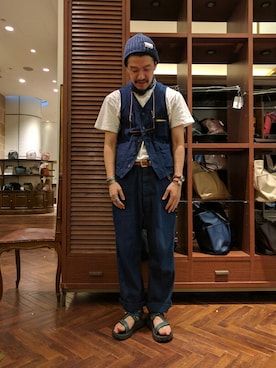 おおかわともひろさん（メンズ・169cm）の夏コーディネート