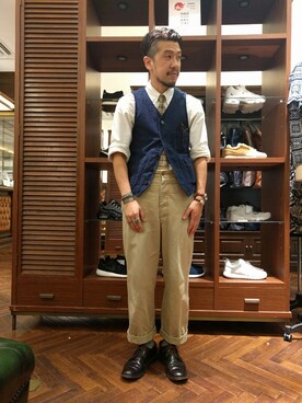 「kinloch」｜おおかわともひろさん（メンズ・169cm）の夏コーディネート