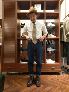 「kinloch」｜おおかわともひろさん（メンズ・169cm）の夏コーディネート