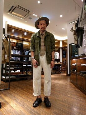 「kinloch」｜おおかわともひろさん（メンズ・169cm）の夏コーディネート