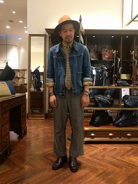 「kinloch」｜おおかわともひろさん（メンズ・169cm）の秋コーディネート