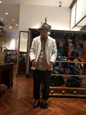 「kempel」｜おおかわともひろさん（メンズ・169cm）の秋コーディネート