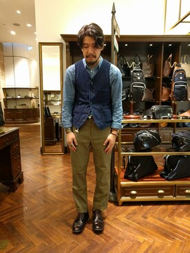 おおかわともひろさん（メンズ・169cm）の秋コーディネート