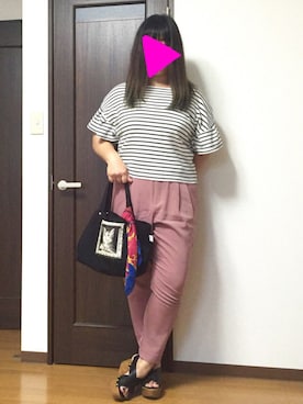 「ネコ」｜「アイテム（財布/小物）」を使った、ayaaaeさん（レディース・163cm）の秋コーディネート