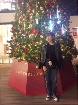 「黒ニット」｜U.J.Sさん（レディース・160cm）の秋コーディネート