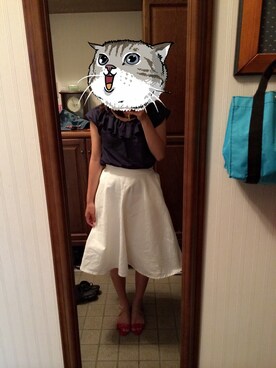 「NICE CLAUP（ナイスクラップ）のアイテム（その他）」を使った、hi-na.さん（レディース・163cm）の夏コーディネート