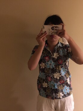 「alohashirt」｜sayakaさん（レディース・163cm）の春コーディネート
