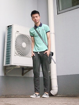 詹孟Xさん（メンズ・170cm）の夏コーディネート