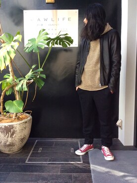 「Rawtus（ロータス）のアイテム」を使った、misoさん（メンズ・168cm）の秋コーディネート