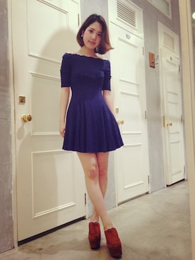 anna kuwayamaさん(レディース・156cm)の春コーディネート