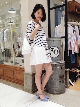 anna kuwayamaさん(レディース・156cm)の夏コーディネート