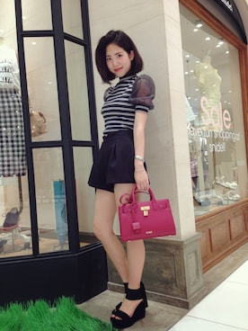 anna kuwayamaさん(レディース・156cm)の夏コーディネート