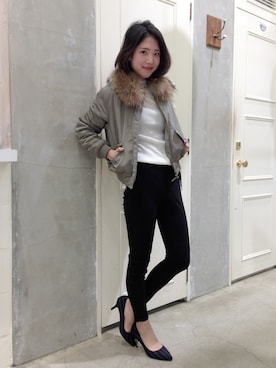 anna kuwayamaさん(レディース・156cm)の秋コーディネート