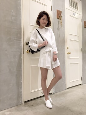 anna kuwayamaさん（レディース・156cm）の冬コーディネート