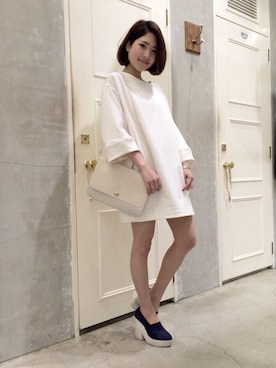 「snidel」｜anna kuwayamaさん（レディース・156cm）の冬コーディネート