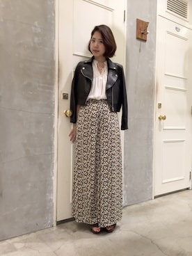 「snidel」｜「アイテム（ジャケット/アウター）」を使った、anna kuwayamaさん（レディース・156cm）の秋コーディネート