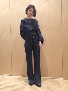 「snidel」｜anna kuwayamaさん（レディース・156cm）の秋コーディネート