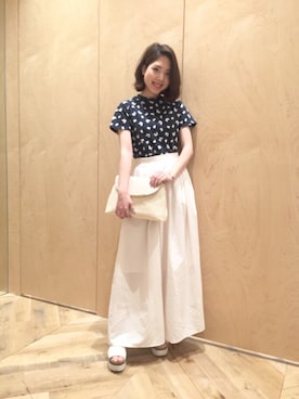 「snidel」｜「アイテム（バッグ）」を使った、anna kuwayamaさん（レディース・156cm）の春コーディネート