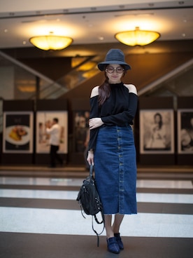 「botkier（ボトキエ）のアイテム」を使った、Ꮶǟʀօʟ。丸兒さん（レディース・163cm）の秋コーディネート
