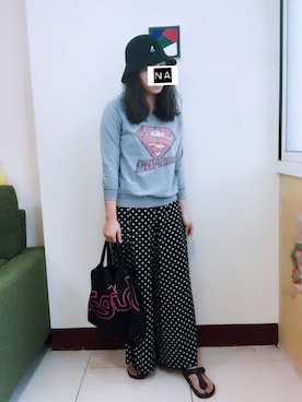 「PAZZO」｜「アイテム（オールインワン・サロペット）」を使った、hanaminさん（レディース・155cm）の秋コーディネート