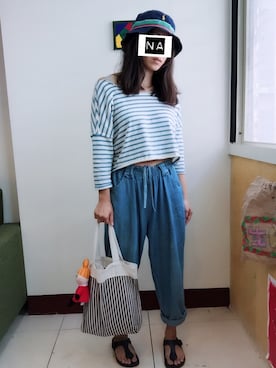 「PAZZO」｜「アイテム（帽子）」を使った、hanaminさん（レディース・155cm）の秋コーディネート