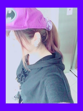 「GRL（グレイル）のアイテム（Tシャツ/カットソー、ブラック系）」を使った、Sさん（レディース・153cm）の冬コーディネート