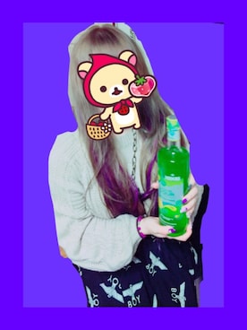 「GRL（グレイル）のアイテム（ニット/セーター、ベージュ系）」を使った、Sさん（レディース・153cm）の冬コーディネート