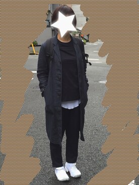「JOHN LAWRENCE SULLIVAN accessory（ジョンローレンスサリバンアクセサリー）のアイテム（パンツ）」を使った、mozさん（レディース・159cm）の夏コーディネート
