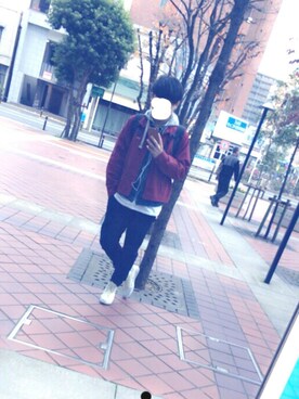 あっつさん（メンズ・178cm）の冬コーディネート