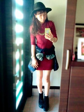 くらら☺︎さん（レディース・155cm）の秋コーディネート