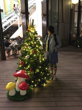 「AS KNOW AS」｜「アイテム（ジャケット/アウター）」を使った、Winnie Kwongさん（レディース・165cm）の冬コーディネート